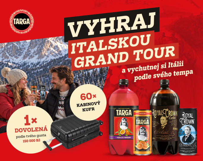 Soutěž je na Albertu na brand Targa a RCC.